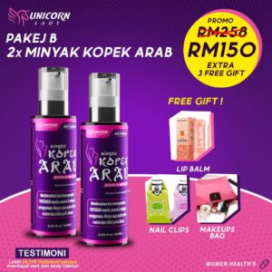 2 BOTOL MINYAK KOPEK ARAB