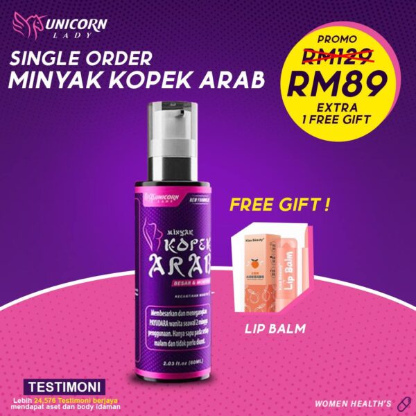 1 BOTOL MINYAK KOPEK ARAB